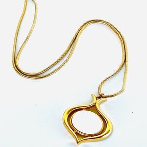 Napier Gold-Tone Pendant Necklace